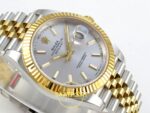 Rolex Datejust 41mm 126333 Silver Stick Dial Jubilee VSF V3 Eta Saat detay 6