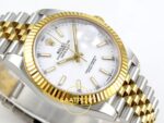 Rolex Datejust 41mm 126333 White Stick Dial Jubilee VSF V3 Eta Saat detay 6
