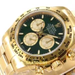 Rolex Daytona 40mm 126508 Green Yellow Gold VSF Factory V2 Eta Saat detay 6