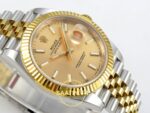 Rolex Datejust 41mm 126333 YG Stick Dial Jubilee VSF V3 Eta Saat detay 6