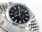 Rolex Datejust 41mm 126334 Black Stick Dial Jubilee VSF V3 Eta Saat detay 6