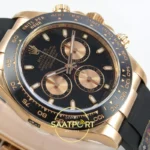 Rolex Daytona 40mm 116515 Black Rose Gold VF Factory Eta Saat detay 6