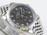 Rolex Datejust 41mm 126334 Gray Diamonds Dial Jubilee VSF V3 Eta Saat detay 6
