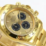 Rolex Daytona 40mm 126508 Yellow Gold Black Yellow Gold QF Factory Eta Saat detay 6