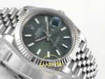 Rolex Datejust 41mm 126334 Green Stick Dial Jubilee VSF V3 Eta Saat detay 6