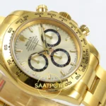Rolex Daytona 40mm 126508 Yellow Gold QF Factory Eta Saat detay 6