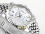 Rolex Datejust 41mm 126334 Silver Stick Dial Jubilee VSF V3 Eta Saat detay 6