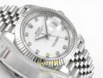Rolex Datejust 41mm 126334 White Diamonds Dial Jubilee VSF V3 Eta Saat detay 6