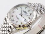 Rolex Datejust 41mm 126334 White MOP Diamonds Dial President VSF V3 Eta Saat detay 6