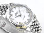 Rolex Datejust 41mm 126334 White Roman Dial Jubilee VSF V3 Eta Saat detay 6