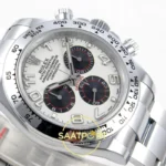 Rolex Daytona 40mm 126509 Black Silver Diamonds QF Factory Eta Saat detay 6