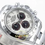 Rolex Daytona 40mm 116509 White Black Numeral QF Factory Eta Saat detay 6