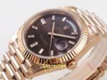Rolex Day Date 228235 Taşlı Gri Kadran 40mm VSF V3 Eta Saat detay 6