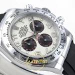 Rolex Daytona 40mm 116519 White Black Numeral QF Factory Eta Saat detay 6