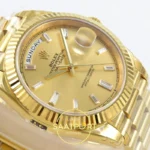 Rolex Day Date 228238 Sarı Altın Taşlı 40mm VSF V2 detay 6