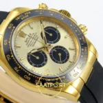 Rolex Daytona 40mm 126518 Yellow Gold Black QF Factory V3 Eta Saat detay 6