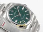 Rolex Oyster Perpetual 36 126000 Green Dial VSF Factory Super Clone ETA detay 6