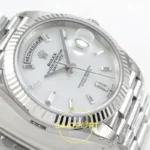 Rolex Day Date 228239 Beyaz Sedef Taşlı 40mm VSF V2 detay 6