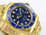 Rolex Submariner 41mm 126618 LB Blue Yellow Gold VSF Factory Eta Saat detay 6