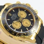 Rolex Daytona 40mm 126518 Black Yellow Gold VF Factory Eta Saat detay 6