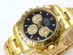 Rolex Daytona 40mm 126508 Black Yellow Gold Yellow Gold Bracelet Eta Saat detay 6
