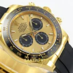 Rolex Daytona 40mm 126518 Yellow Gold Black BTF Factory Eta Saat detay 6