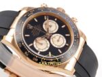 Rolex Daytona 40mm 126515 Black Rose Gold Oysterflex ERF Factory Eta Saat detay 6