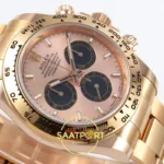 Rolex Daytona 40mm 126505 Rose Gold Black Rose Gold BTF Factory Eta Saat detay 6
