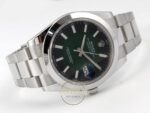 Rolex Datejust 41mm 126300 Ombre Green Smooth Oyster VSF Factory Super Clone ETA detay 7