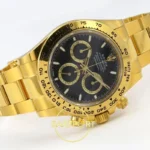 Rolex Daytona 40mm 126508 Black Yellow Gold BTF Factory Eta Saat detay 7