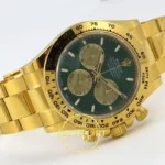 Rolex Daytona 40mm 126508 Green Yellow Gold BTF Factory Eta Saat detay 7