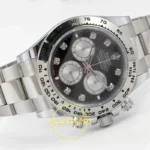 Rolex Daytona 40mm 126509 Black Silver Diamonds BTF Factory Eta Saat detay 7