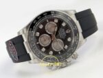 Rolex Daytona 40mm 126519 Black Silver Subdial Diamonds Oysterflex VF Factory Eta Saat detay 7