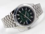 Rolex Datejust 41mm 126300 Ombre Green Smooth Jubilee VSF Factory Super Clone ETA detay 7