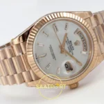Rolex Day Date 228235 Beyaz Sedef Taşlı Kadran 40mm VSF V2 Eta Saat detay 7
