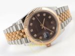 Rolex Datejust 41mm 126331 Brown Diamonds Dial Jubilee VSF V3 Eta Saat detay 7