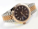Rolex Datejust 41mm 126331 Brown Stick Dial Jubilee VSF V3 Eta Saat detay 7
