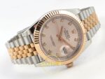 Rolex Datejust 41mm 126331 RG Diamonds Dial Jubilee VSF V3 Eta Saat detay 7