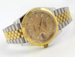 Rolex Datejust 41mm 126333 YG Stick Dial Jubilee VSF V3 Eta Saat detay 7