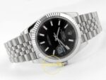 Rolex Datejust 41mm 126334 Black Stick Dial Jubilee VSF V3 Eta Saat detay 7