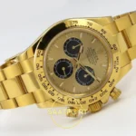 Rolex Daytona 40mm 126508 Yellow Gold Black Yellow Gold QF Factory Eta Saat detay 7
