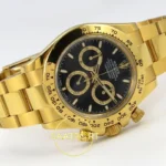 Rolex Daytona 40mm 126508 Black Yellow Gold QF Factory Eta Saat detay 7