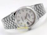 Rolex Datejust 41mm 126334 White MOP Diamonds Dial Jubilee VSF V3 Eta Saat detay 7