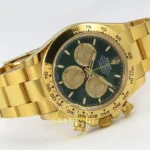 Rolex Daytona 40mm 126508 Green Yellow Gold QF Factory Eta Saat detay 7