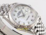Rolex Datejust 41mm 126334 White MOP Diamonds Dial President VSF V3 Eta Saat detay 7