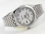 Rolex Datejust 41mm 126334 White Roman Dial Jubilee VSF V3 Eta Saat detay 7