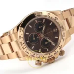 Rolex Daytona 40mm 126505 Brown Rose Gold QF Factory Eta Saat detay 7