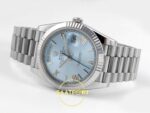 Rolex Day Date 228235 Buz Mavisi Roma Rakamlı Kadran 40mm Eta Saat detay 7