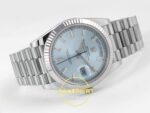 Rolex Day Date 228235 Taşlı Buz Mavisi Kadran 40mm Eta Saat detay 7