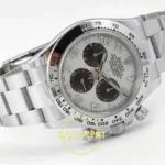 Rolex Daytona 40mm 126509 Black Silver Diamonds QF Factory Eta Saat detay 7